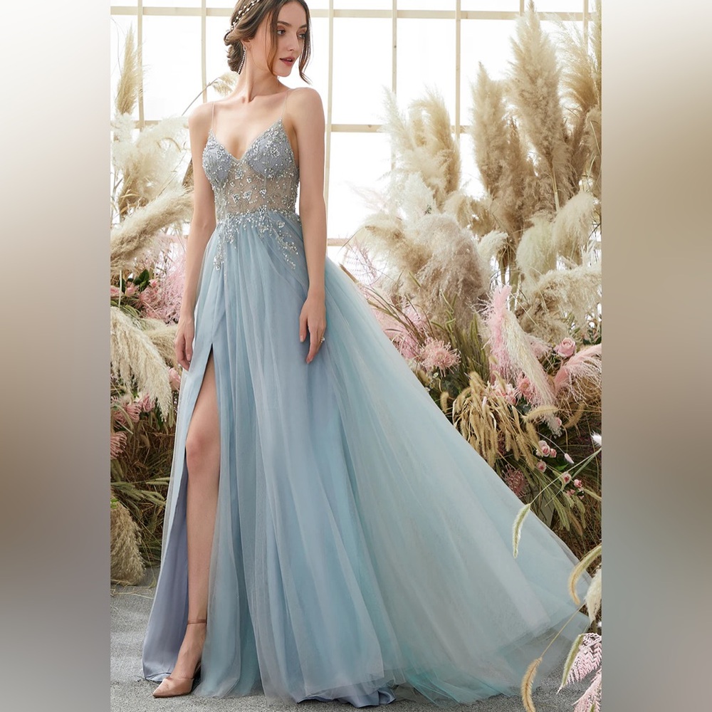 Blue prom dress size 6